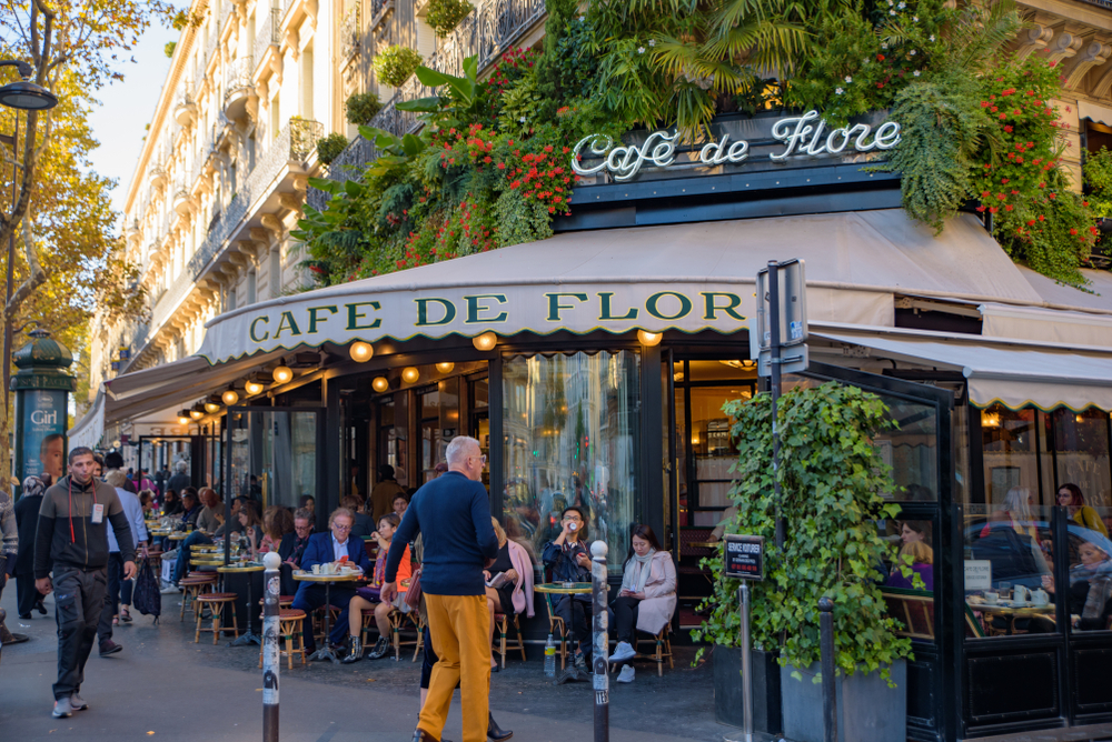 Café Flore through the times | ALOHA - Paris Hostel